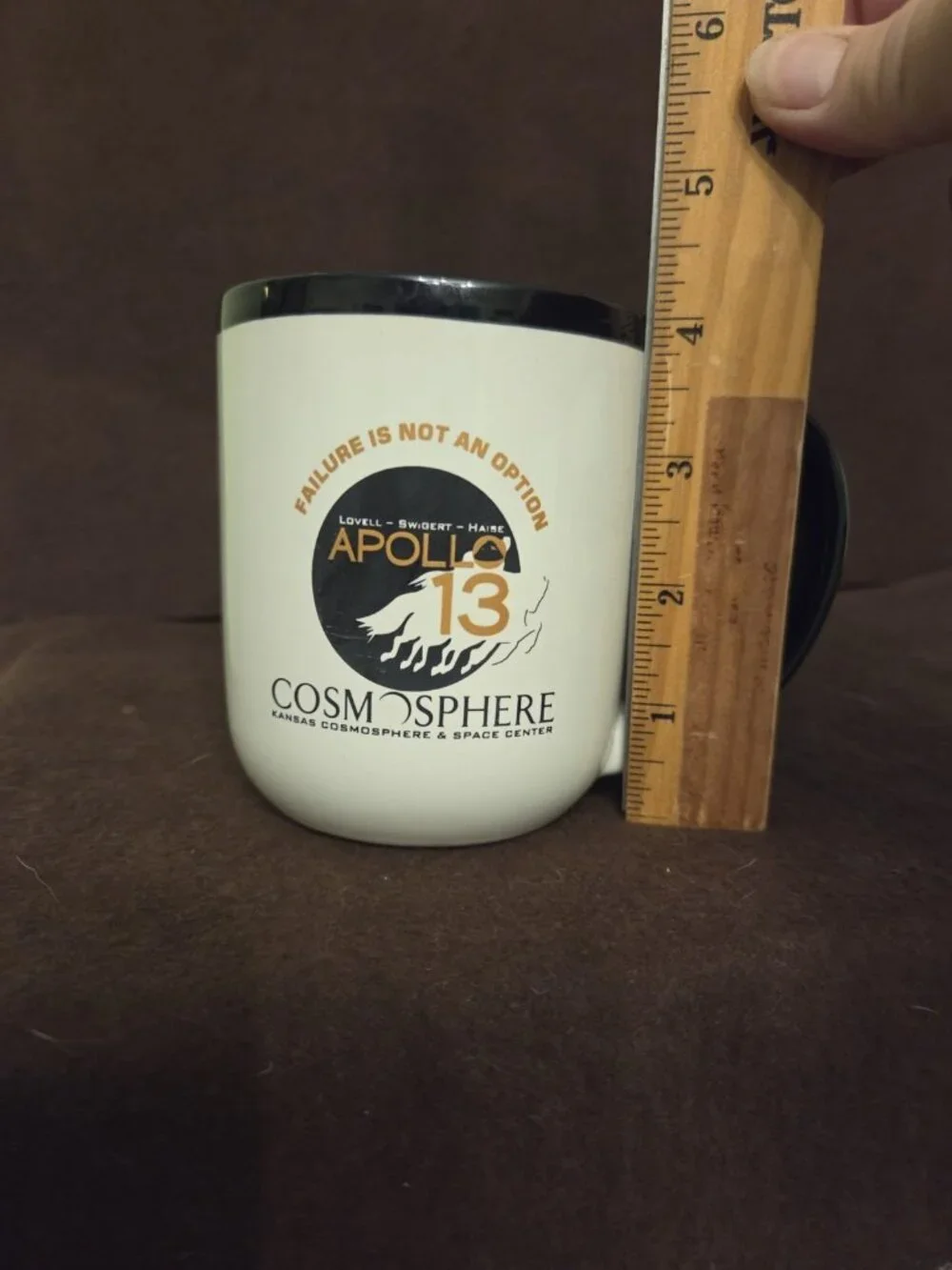 'Failure is Not an‎ Option' Coffee Mug Cup Apollo 13 Kansas Cosmosphere